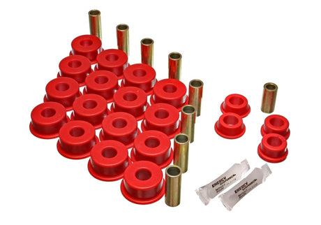 Ensemble de bagues de bras de suspension arrière rouges Energy Suspension 78-85 Toyota Celica (GTS 8-3112)