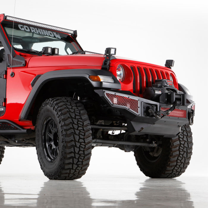 Go Rhino 07-18 Jeep Wrangler JK (Sport/Rubicon/Sahara) Rockline Front Bumper Lower Skid Plate ONLY