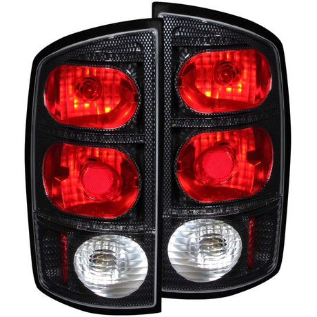 Feux arrière ANZO 2002-2005 Dodge Ram 1500 en carbone
