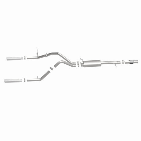Magnaflow 14 Chev Silverado V8 5.3L SC Cabine Double Sortie Arrière Split SS Cat Back Perf Exhaust