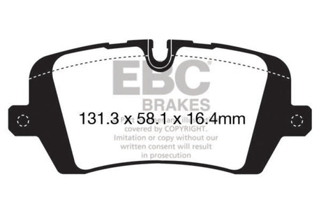 Plaquettes de frein arrière EBC 13+ Land Rover Range Rover 3.0 Supercharged Yellowstuff