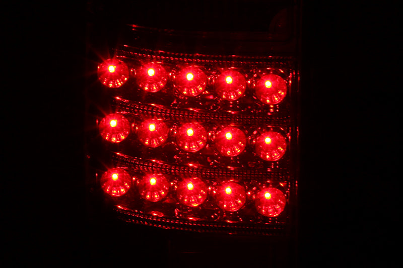 Feux arrière à LED ANZO 1991-1997 Toyota Land Cruiser Fj Rouge/Clair