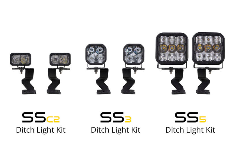 Kit de feux de fossé Diode Dynamics 2022 pour Toyota Tundra C2 Sport Stage Series - Combo blanc
