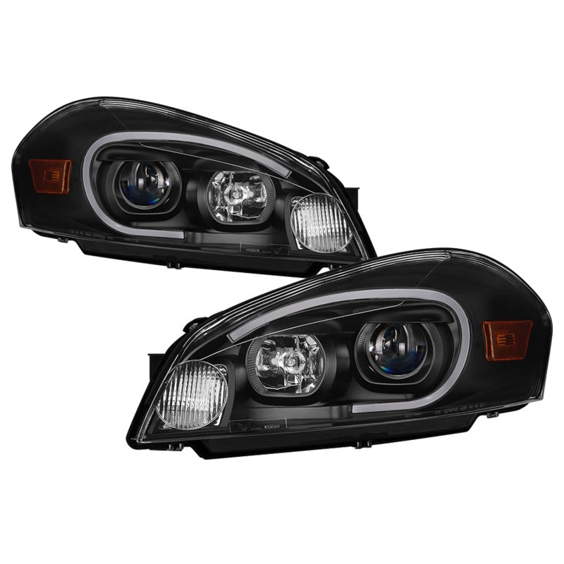 xTune 06-13 Chevrolet Impala LED Light Bar Headlights - Black (PRO-JH-CIM06-LB-BK)