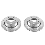 Power Stop 14-19 Ram ProMaster 1500 Rear Evolution Drilled & Slotted Rotors - Pair