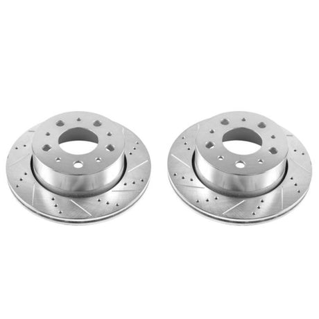 Disques de frein arrière Power Stop 14-19 Ram ProMaster 1500 Evolution percés et fendus - Paire