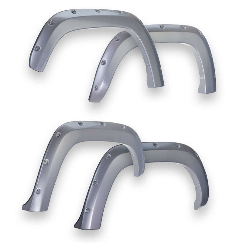 Élargisseurs d'ailes boulonnés EGR 15+ GMC Sierra HD - Ensemble - FF Switchblade Silver