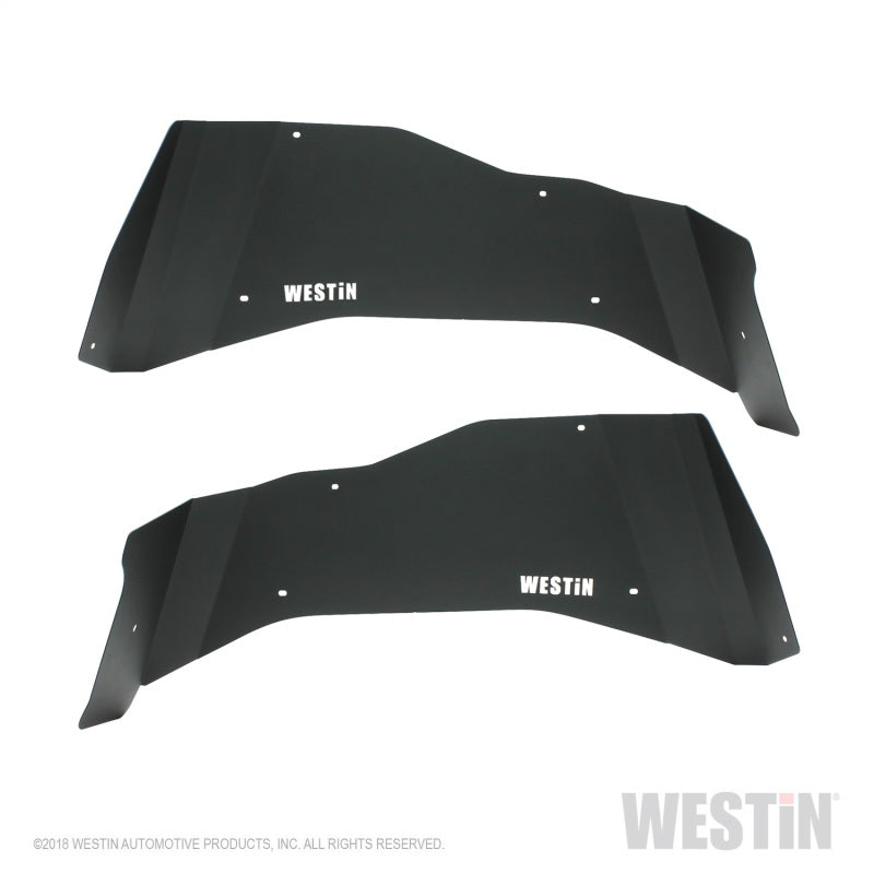 Garde-boue intérieur Westin 07-18 Jeep Wrangler JK - Arrière - Noir texturé