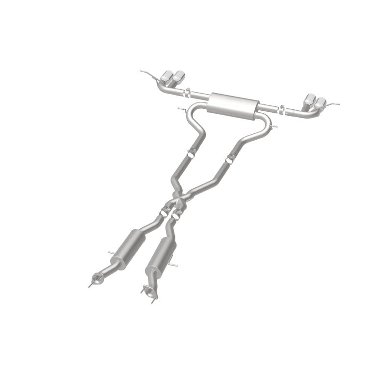 Cat Back MagnaFlow, SS, 2,5 po, pointe polie quadruple fendue de 4 po 14-15 Jeep Grand Cherokee 3,6 L/5,7 L V6/V8