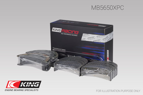 King Engine Bearings Ford 370/ 429/ 460 16V OHV (Size .001) pMaxKote Coated Main Bearing Set