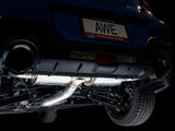 Échappement arrière AWE Subaru BRZ/Toyota GR86/Toyota 86 Touring Edition - Embouts noirs diamantés