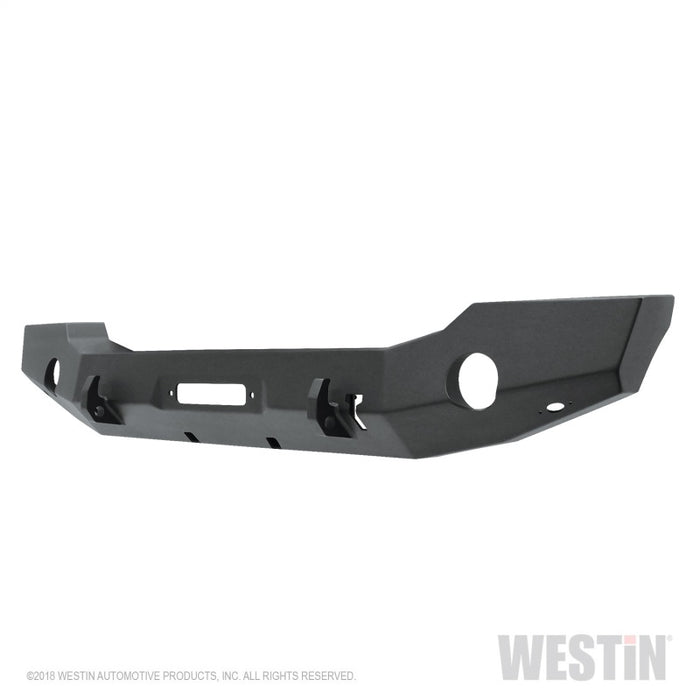 Pare-chocs avant pleine largeur Westin 18-20 Jeep Wrangler JL WJ2 - Noir texturé