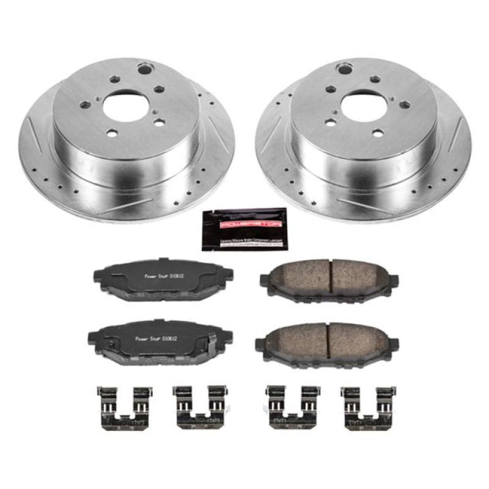 Kit de freins arrière Power Stop 16-18 Subaru Crosstrek Z23 Evolution Sport