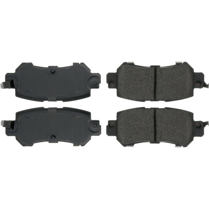 PosiQuiet 91-09 Mercedes Benz CL600 Rear Ceramic Brake Pads