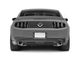 Feux arrière à LED Raxiom 10-12 Ford Mustang Vector V2 - Boîtier noir brillant (lentille transparente)