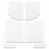 Kit de garniture de pavillon complet DEI 20-22 pour Jeep Gladiator JT 4 portes Boom Mat - 7 pièces - Blanc