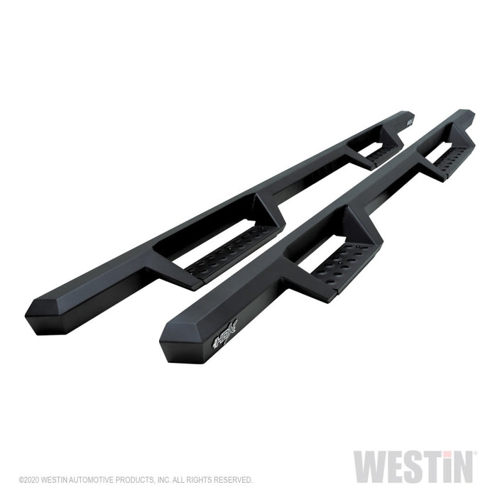 Marchepieds Westin 04-13 Chevy Silverado 1500 Crew Cab 2004-2013 HDX Drop Nerf - Noir texturé