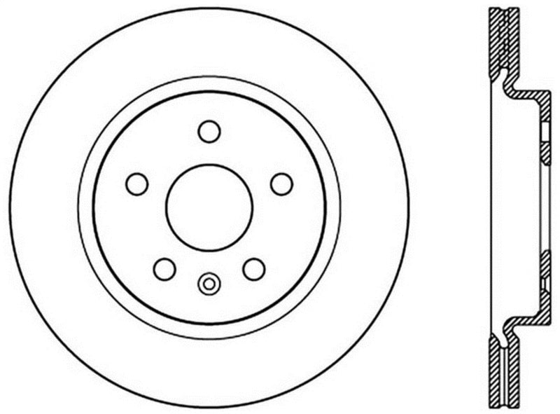 Disque de frein perforé StopTech Sport - Avant gauche