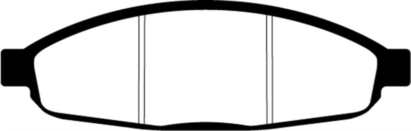 Plaquettes de frein avant EBC 05-07 Chrysler Pacifica 3.5 Greenstuff