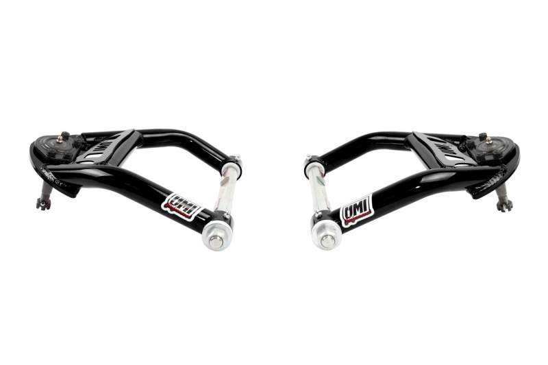 Bras de suspension avant supérieurs tubulaires GM A-Body UMI Performance 64-72 avec bagues en Delrin