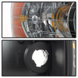 xTune Dodge Ram 1500 02-05 Amber Crystal Headlights Chrome HD-JH-DR02-AM-C