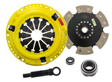 Kit d'embrayage rigide à 6 plaquettes ACT 1990 Honda Civic HD/Race