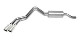 Échappement sport double Cat-Back de 2,25 po pour Chevrolet Silverado 1500 LS 4,8 L 10-13 de Gibson - Acier inoxydable