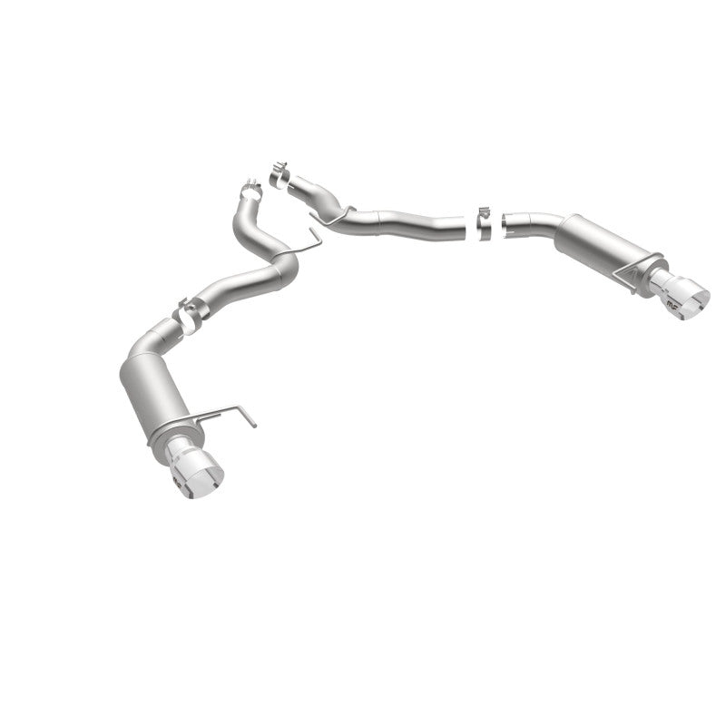 Essieu arrière MagnaFlow, SS, 3 po, compétition, embout poli double division de 4,5 po, Ford Mustang GT V8 5.0 2015