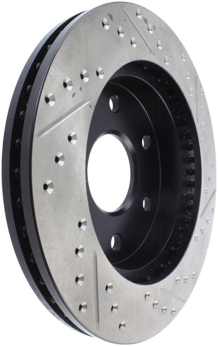 Rotor avant droit rainuré et percé StopTech 99-06 GMC Sierra (2 portes)