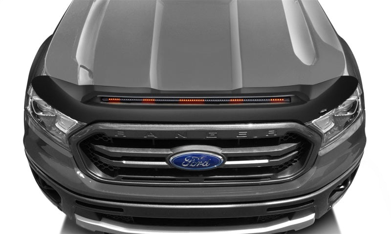 Pare-soleil Aeroskin Lightshield Pro à profil bas pour Ford Ranger AVS 19-22 - Noir