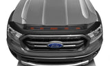 Pare-soleil Aeroskin Lightshield Pro à profil bas pour Ford Ranger AVS 19-22 - Noir