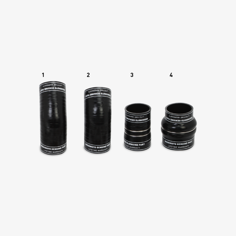 Kit de tuyaux et de soufflets d'échangeur intermédiaire Mishimoto 2013+ Dodge 6,7 L Cummins noir