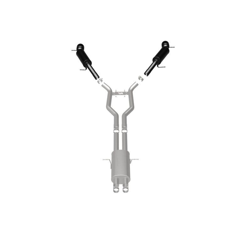 Cat-Back MagnaFlow 15-16 Land Rover Ranger Rover V6 SS 2,5 pouces Sortie arrière double divisée 4,5 pouces Embouts noirs