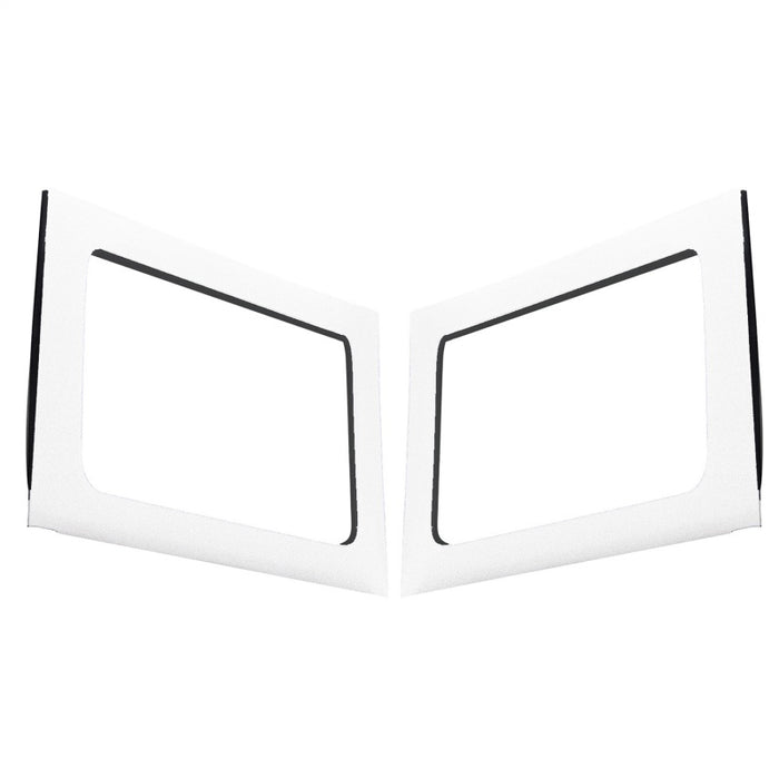 DEI 11-18 Jeep Wrangler JK 4 portes Boom Mat Garniture de lunette arrière - 2 pièces - Blanc