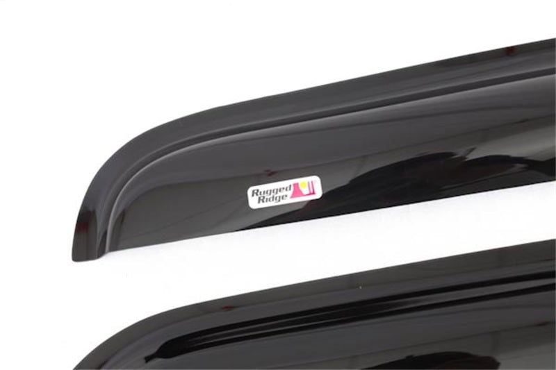 Rugged Ridge Window Rain Deflectors 07-18 Jeep Wrangler JK