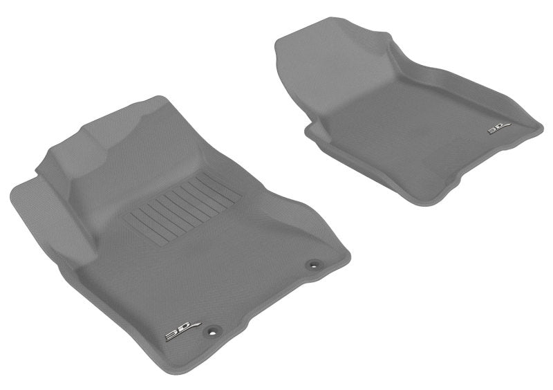 3D MAXpider 2008-2013 Nissan Rogue Kagu 1st Row Floormat - Gray