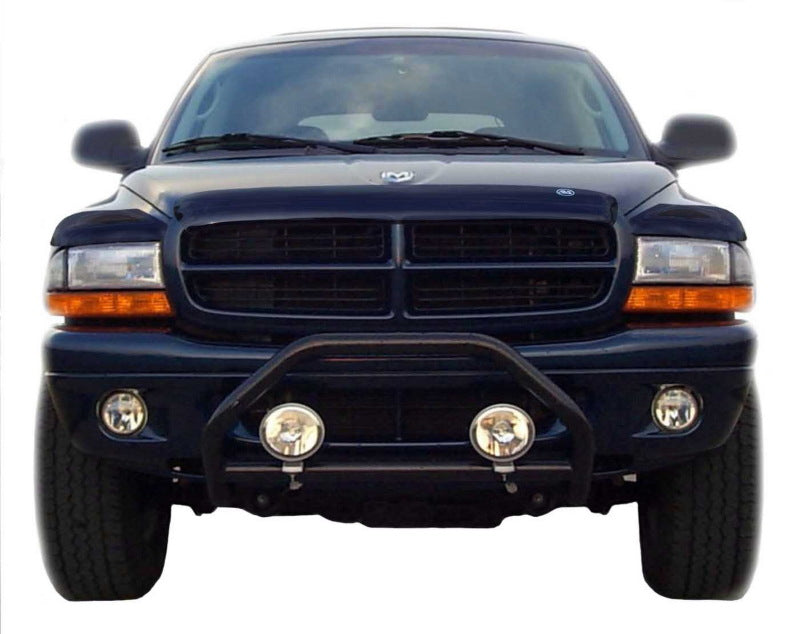 Protection de capot à profil moyen AVS 97-04 Dodge Dakota Bugflector Deluxe 3 pièces - Fumée