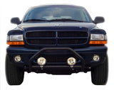 Protection de capot à profil moyen AVS 97-04 Dodge Dakota Bugflector Deluxe 3 pièces - Fumée