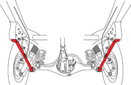 Bras de suspension inférieurs Toyota SPC Performance