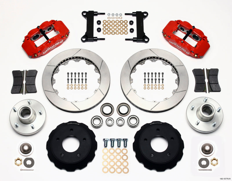 Kit de moyeu avant Wilwood Narrow Superlite 6R 14,00 pouces Red Chevy C-10 60-87 CPP Drop Spindle