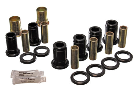 Ensemble de bagues de suspension arrière noires Energy Suspension 59-64 Bel Air/Impala / 64 El Camino (avec U/A simple)