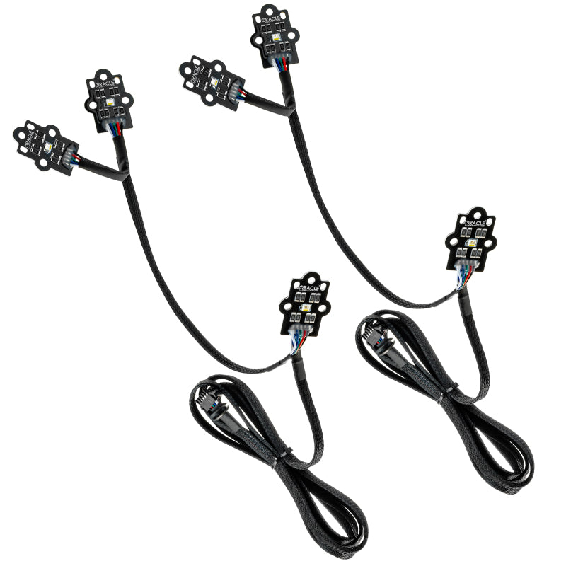Oracle 20-21 GMC Sierra 2500/3500 HD RGB+W Headlight DRL Kit - ColorSHIFT w/o Cntrl