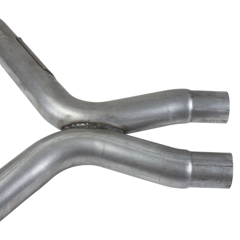 BBK 11-14 Mustang 3.7 V6 Short Mid X Pipe With Catalytic Converters 2-1/2 For BBK Long Tube Headers