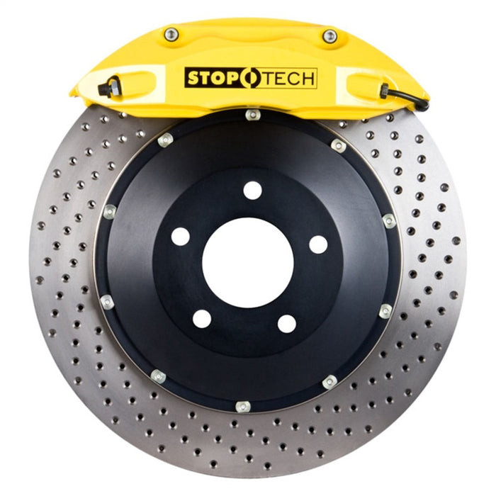 Étriers arrière jaunes ST-40 StopTech BBK 08-13 BMW M3/11-12 1M Coupé 355 x 32 Rotors percés