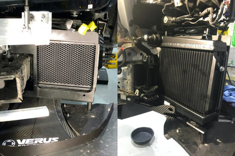 Radiateur auxiliaire haute performance CSF 20+ Toyota GR Supra, compatible avec les modèles L&amp;R Deux requis