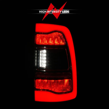 ANZO 09-18 Dodge Ram 1500 Feux arrière LED séquentiels Fumé Noir