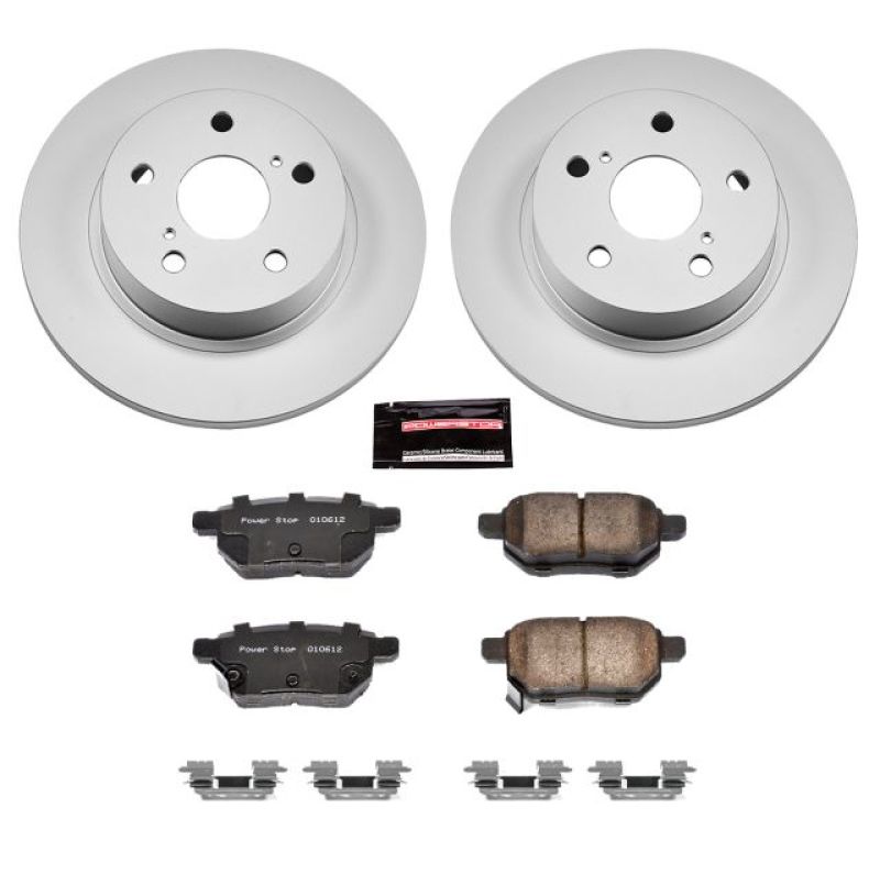 Kit de freins arrière Power Stop 11-16 Scion tC Z17 Evolution Geomet avec revêtement