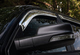 Déflecteurs de vitres avant et arrière AVS 13-19 Ford Escape Ventvisor 4 pièces - Chrome