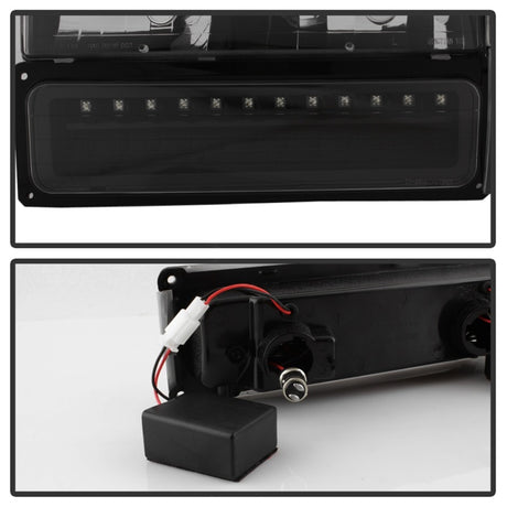 Phares d'angle/pare-chocs à LED pleine grandeur Xtune Blazer 92-94 Noir HD-JH-CCK88-LED-AM-BK-SET