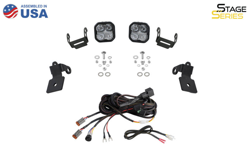 Kit de pods LED pour montant A Polaris RZR SS3 Sport 20-Present de Diode Dynamics - Combo blanc